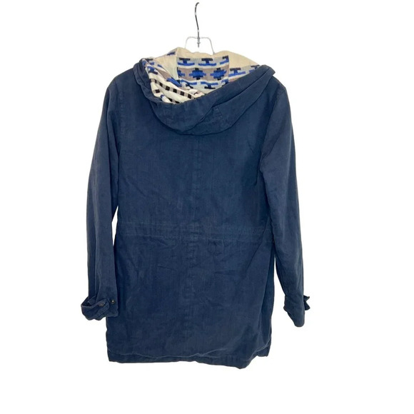 Marine Layer Utility Chore Hooded Zip Up Faded Blue Jacket Size - Size XS - Picture 3 of 7